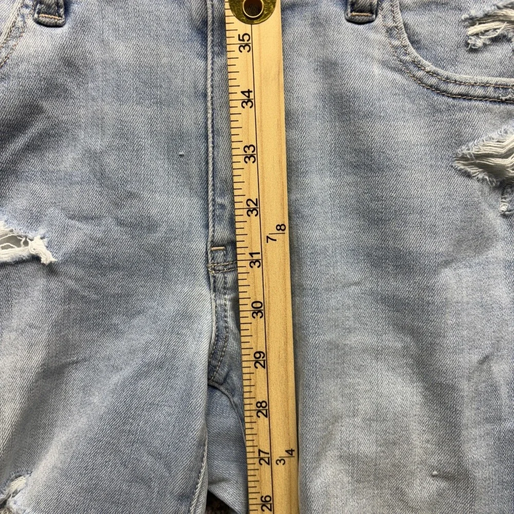 American Eagle Jeans Womens 6 29x29 Curvy High Rise Jegging Distressed Denim NWT